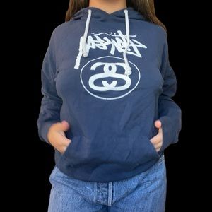 Blue STÜSSY hoodie